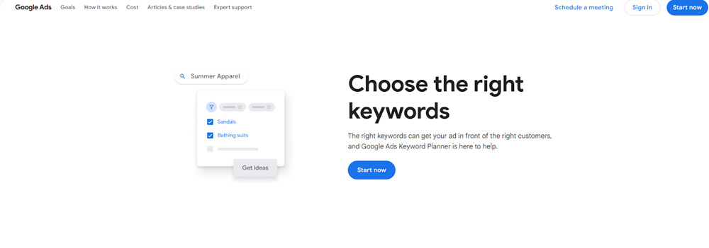 Google Keyword Planner