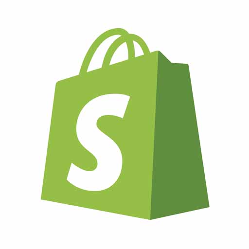 Shopify logo representing ecommerce platform comparison for SEO, online stores, and digital selling
